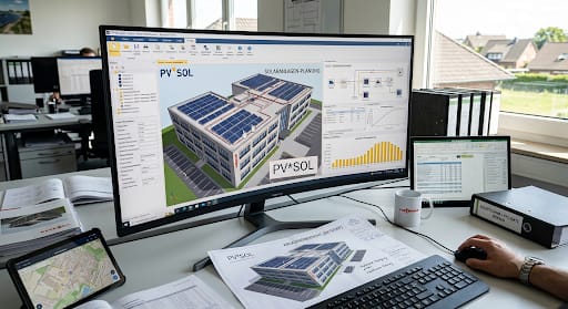 Photovoltaik-Anlagenplanung mit PV*SOL-Software